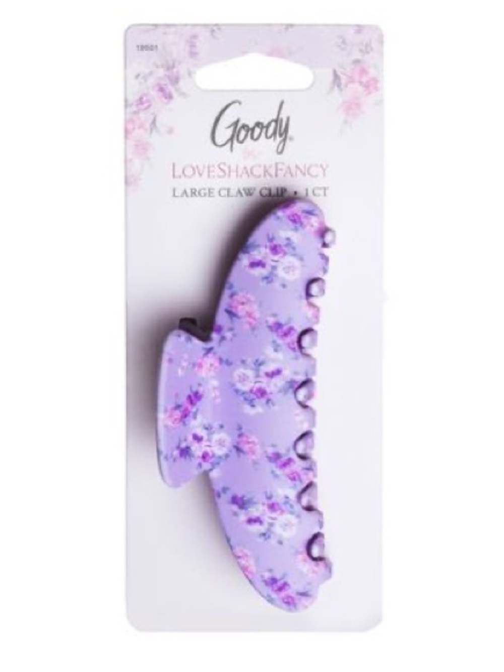 LoveShackFancy x Target – Goody Happy Thoughts Large Claw Clip 1CT Hibiscus NWT